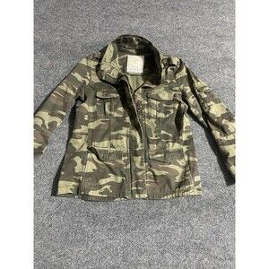 Angel Kiss Jacket Women’s Medium Camouflage Full Zip Pockets